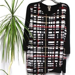 Easywear By Chico's Women 3 Top Tank 3/4 Sleeve